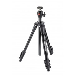 MANFROTTO Compact Light Aluminum Tripod with ball head, black